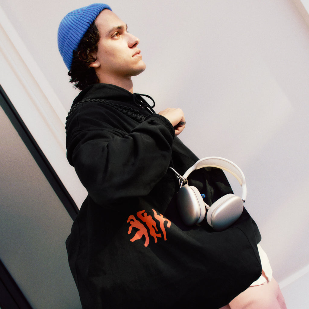 MIDNIGHT BLACK - MAXI TOTE